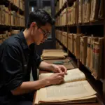 Researching St. Son Thach in Hanoi's Historical Archives