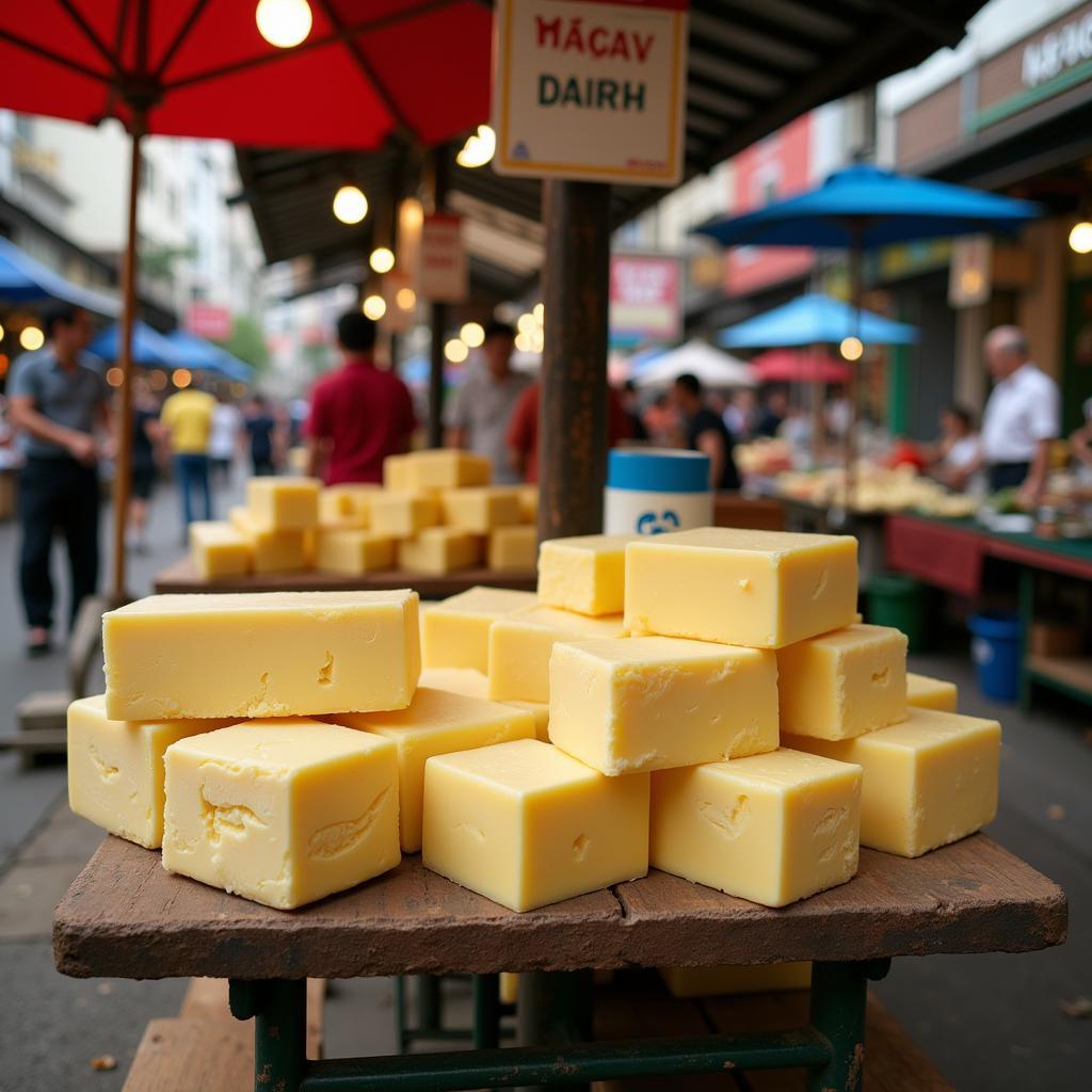 Local Butter in Hanoi Market