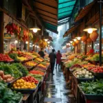 Fresh Ingredients at Hanoi Market