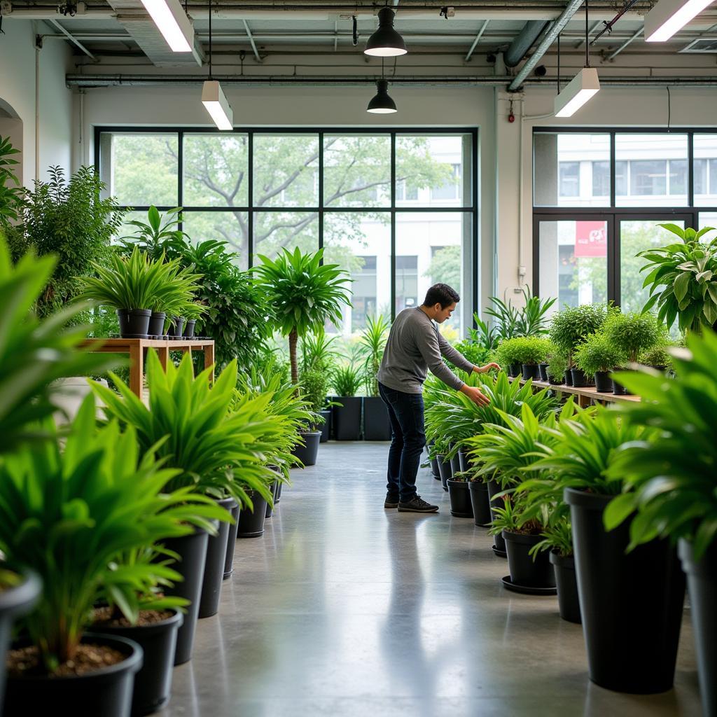 Diverse Goldfish Plant Varieties in Hanoi Nursery