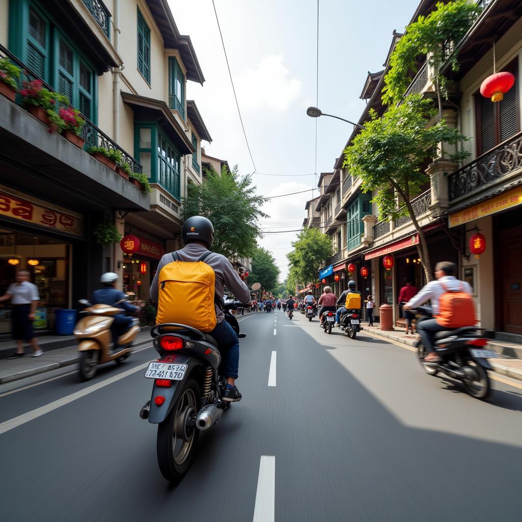 Motorcycle Adventure in Hanoi