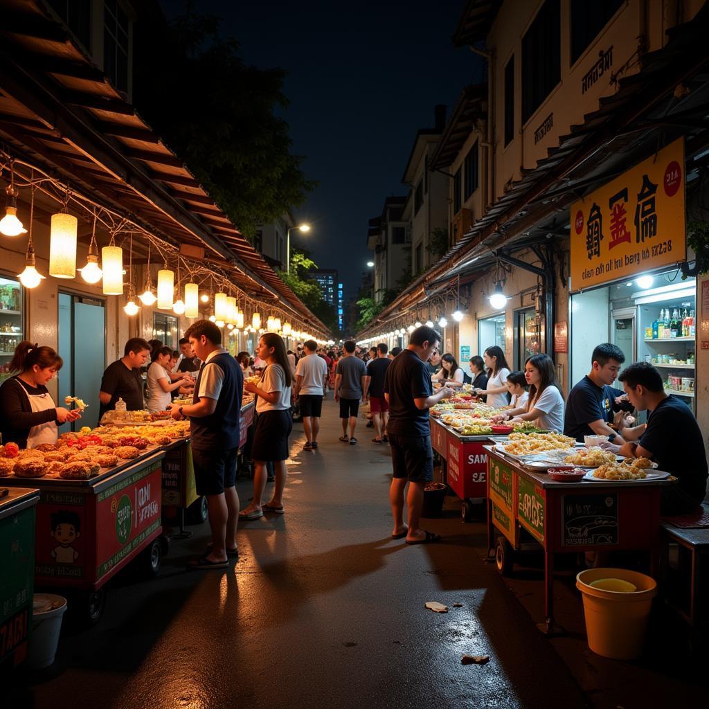 Snacks at Hanoi Night Market