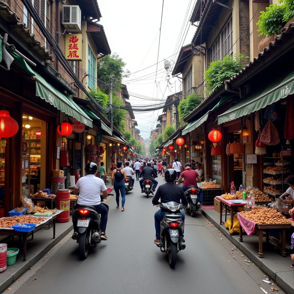 The vibrant streets of Hanoi's Old Quarter