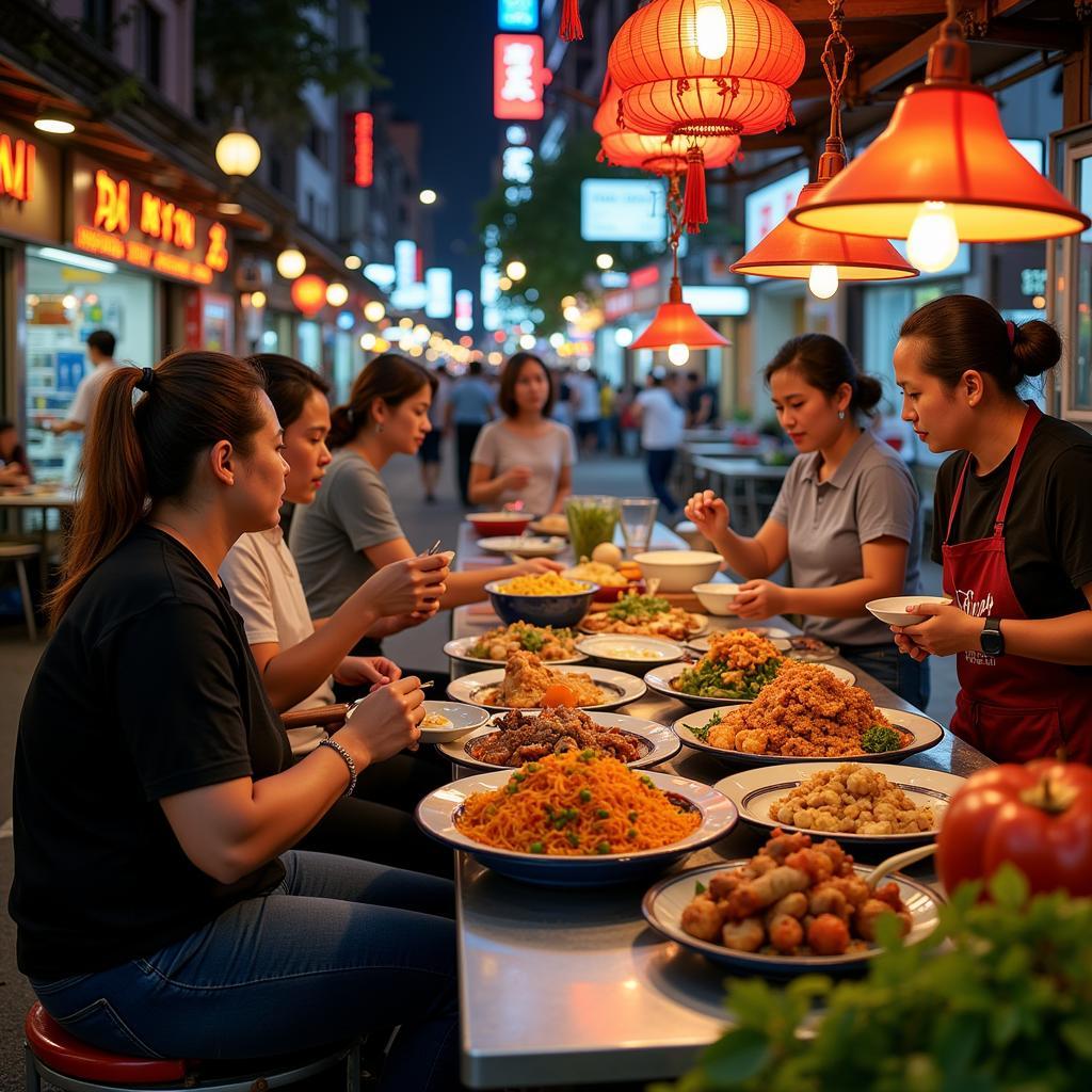 Hanoi Old Quarter Street Food Scene