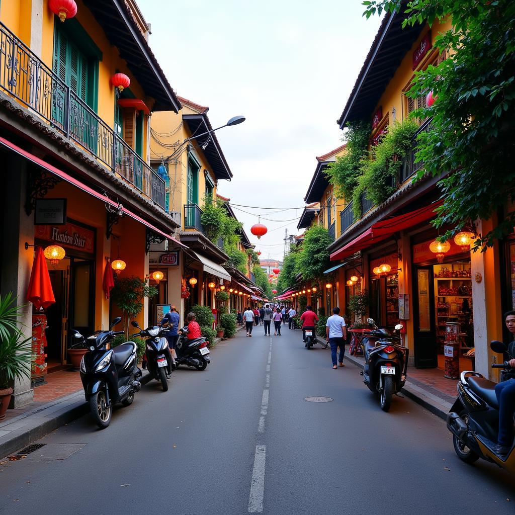 Hanoi Old Quarter Streets