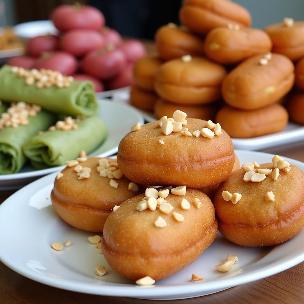 Peanut Dishes in Hanoi: Pho Cuon and Banh Ran Lac