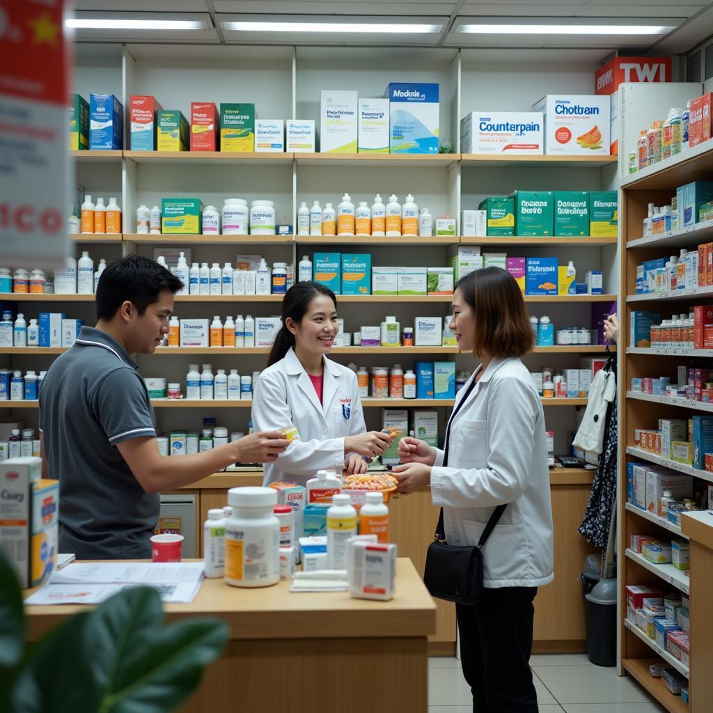 Finding Counterpain in Hanoi Pharmacies