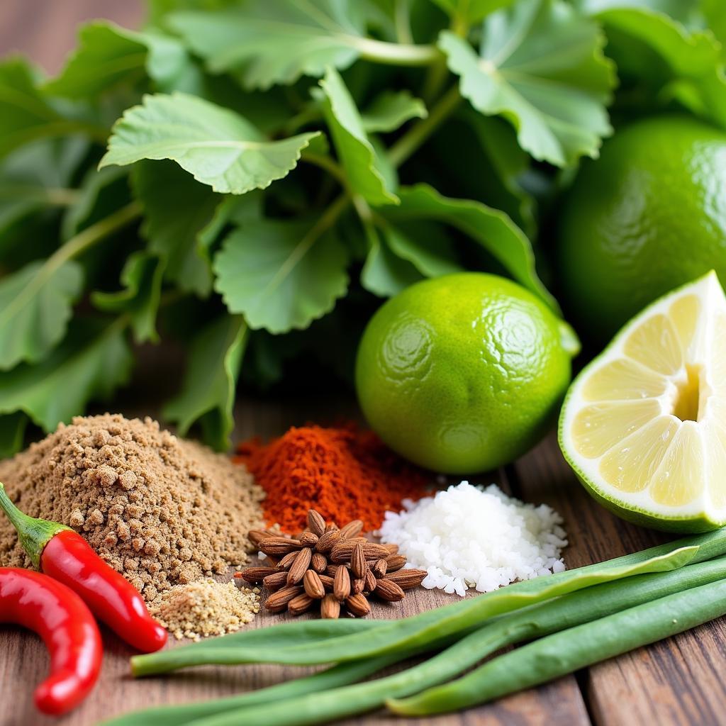 Fresh Ingredients for Pho