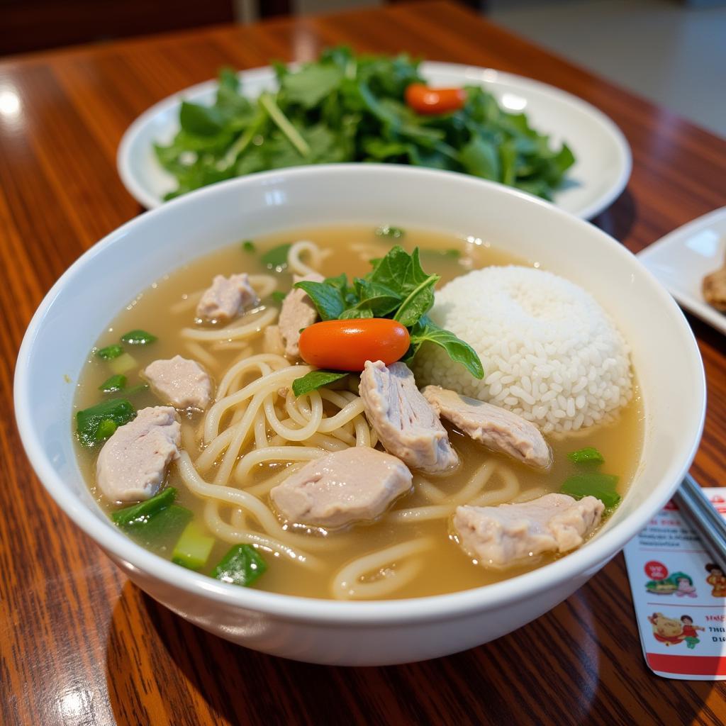 Baby-Friendly Meal at a Hanoi Restaurant