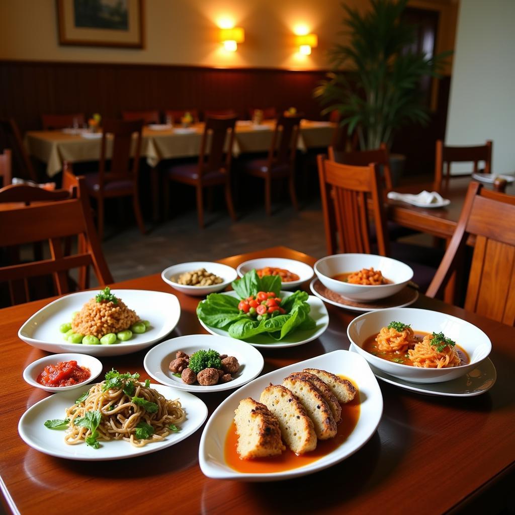 A Hanoi restaurant serving healthy Vietnamese dishes.