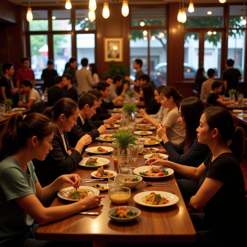 Hanoi Restaurant Serving Lunch on Saturday