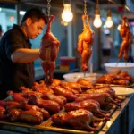 Hanoi Roasted Duck Street Food