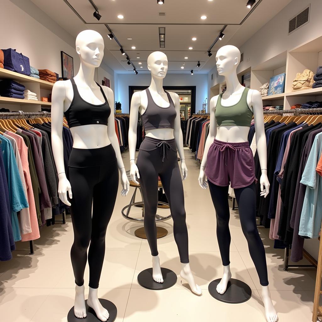 Yoga Wear in Hanoi Shopping Mall