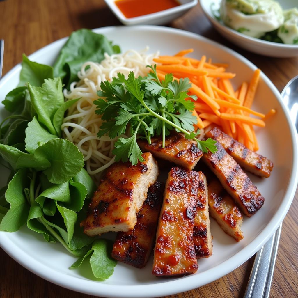 Delicious Bún Chả in Hanoi