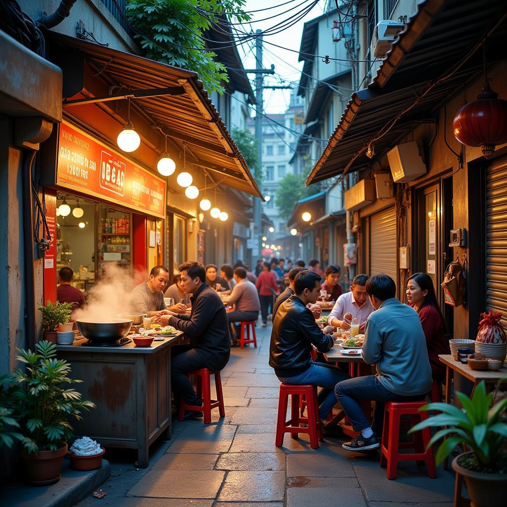 Exploring Hanoi's hidden street food gems