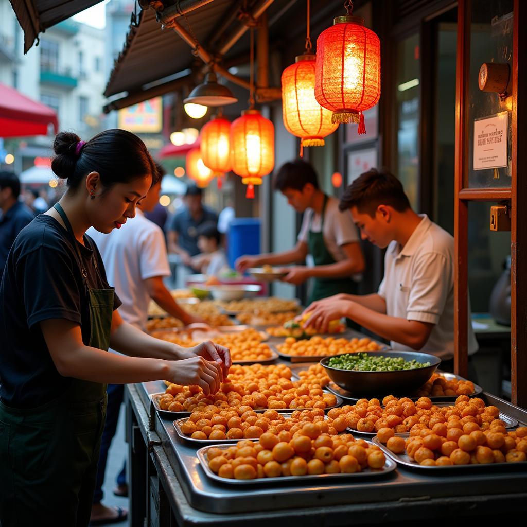 Hanoi Street Food Longan Snacks