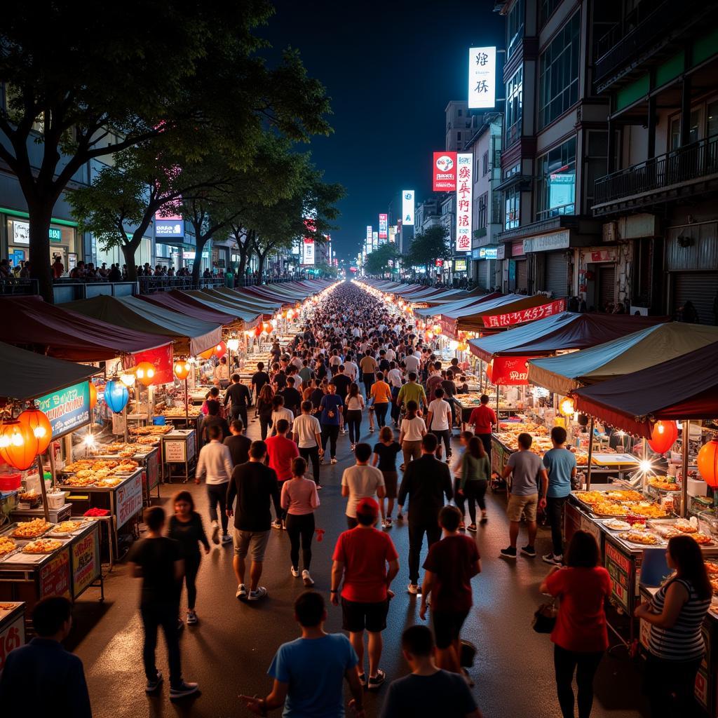 Hanoi Street Food Night Market