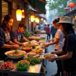 Hanoi Street Food: Pho and Banh Mi Vendors