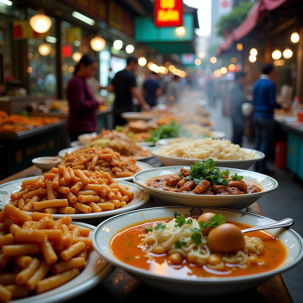 Hanoi Street Food Variety