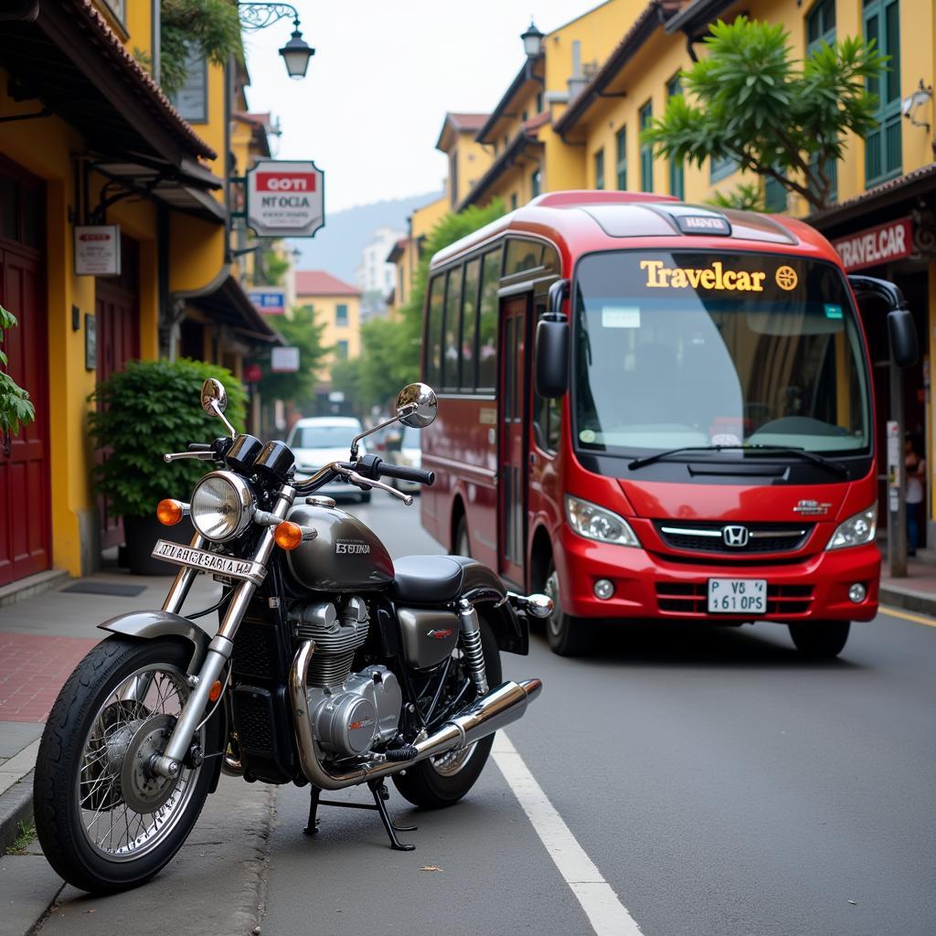 Exploring Hanoi on a Honda Shadow 150 with TRAVELCAR