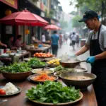 Street Pho Vendor in Hanoi