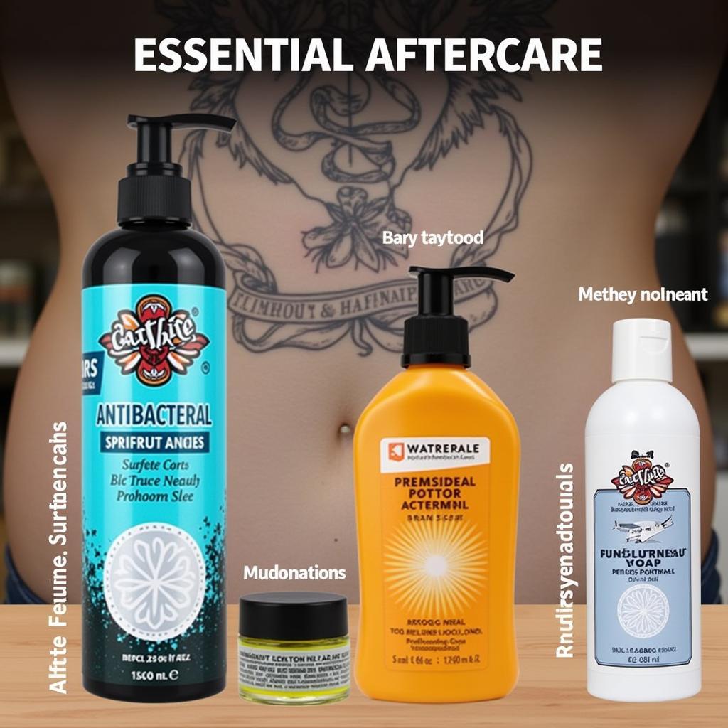 Essential aftercare products for maintaining a healthy and vibrant tattoo