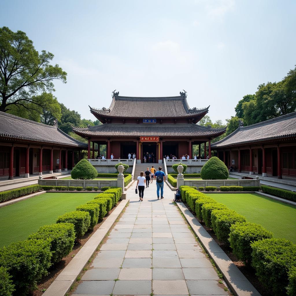 Hanoi's Temple of Literature: A historical landmark showcasing Vietnam's rich cultural heritage and educational history.