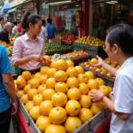 Nam Roi Grapefruit at Hanoi Traditional Market