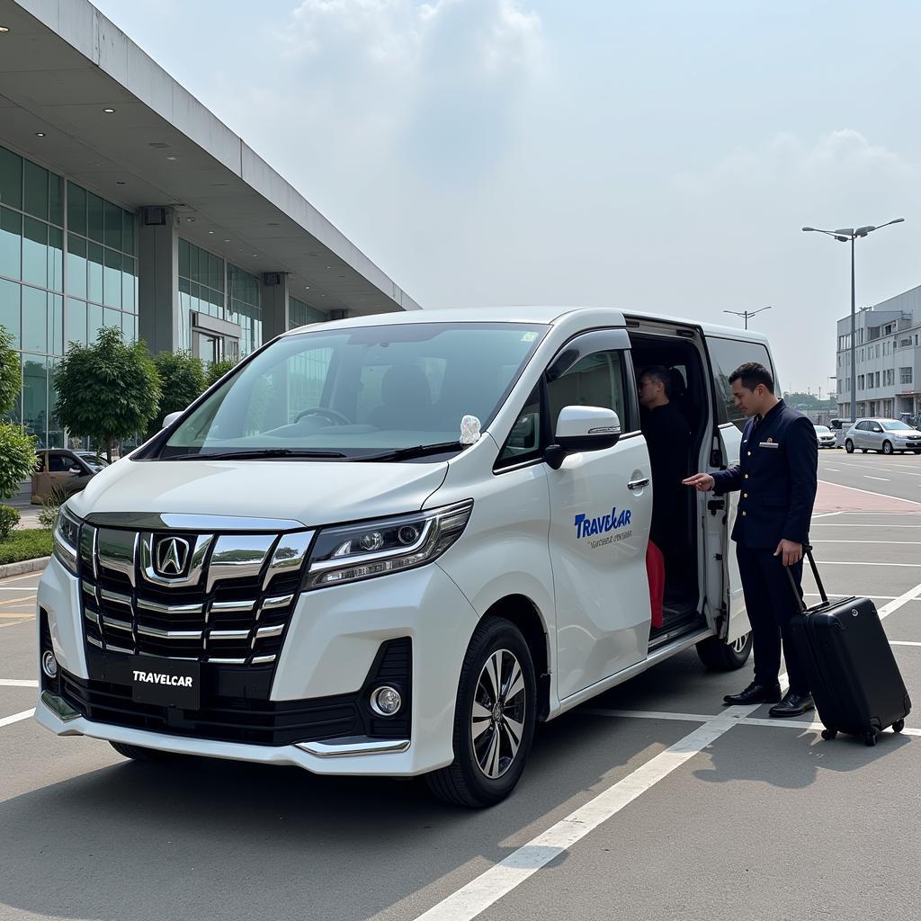 TRAVELCAR airport transfer service at Noi Bai International Airport, Hanoi