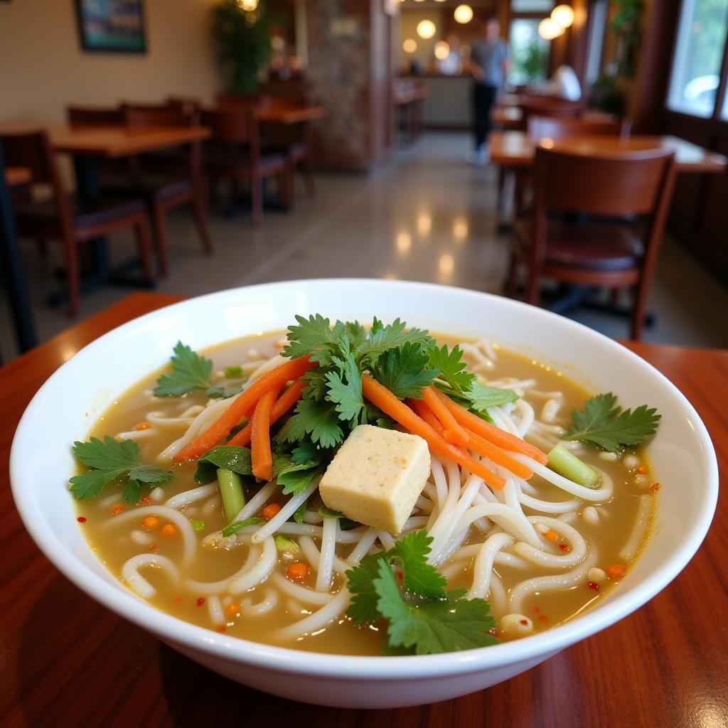 Aromatic Vegetarian Pho in Hanoi