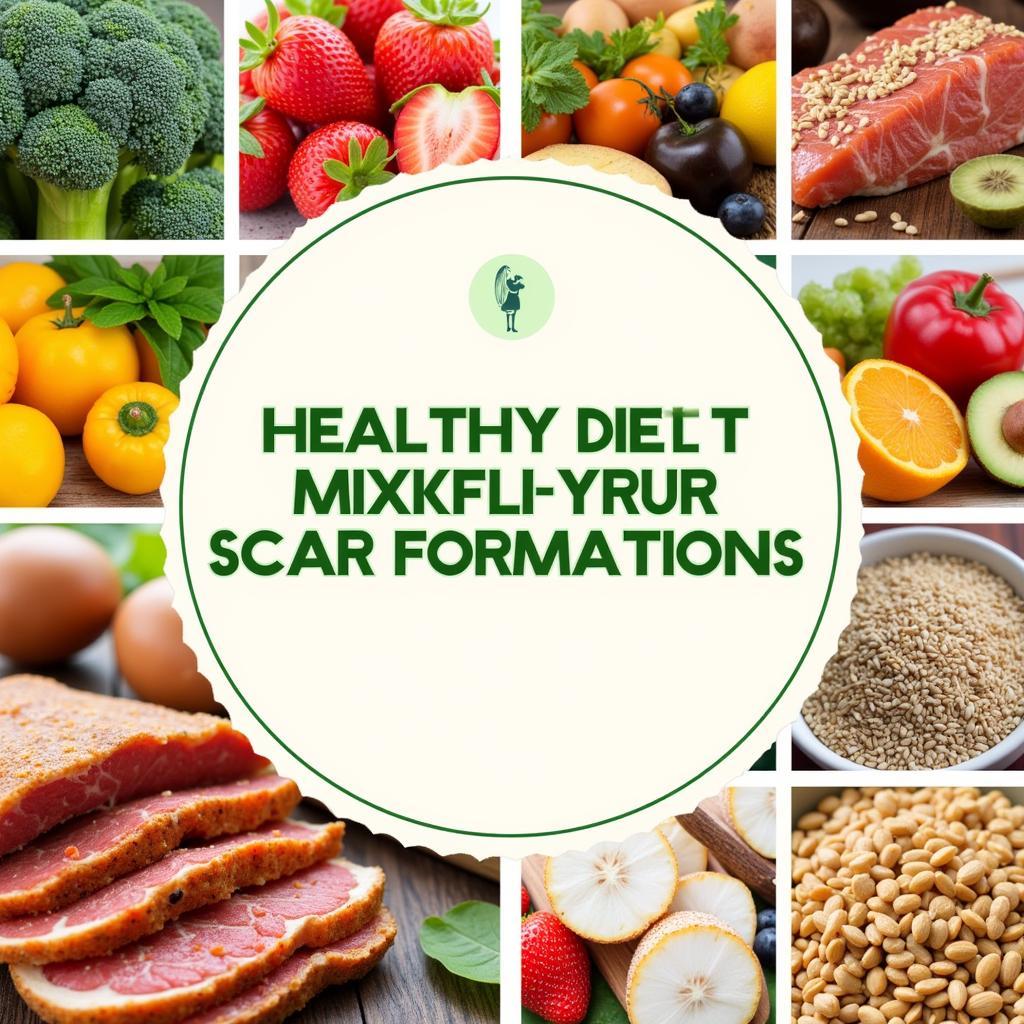 Healthy diet for scar reduction