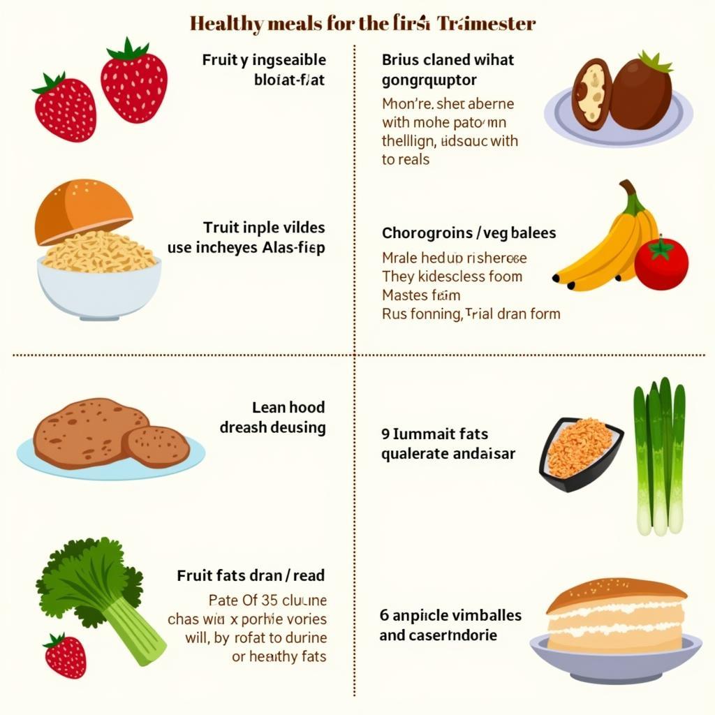 Meal Planning for a Healthy First Trimester