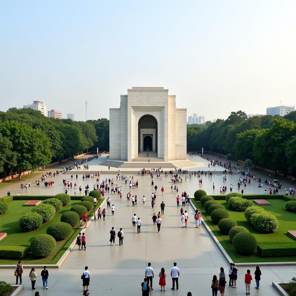 Ho Chi Minh Mausoleum in Hanoi