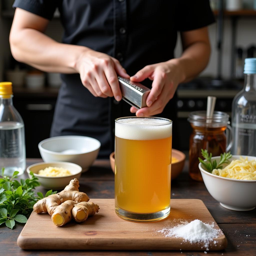 Crafting Ginger Beer at Home in Hanoi