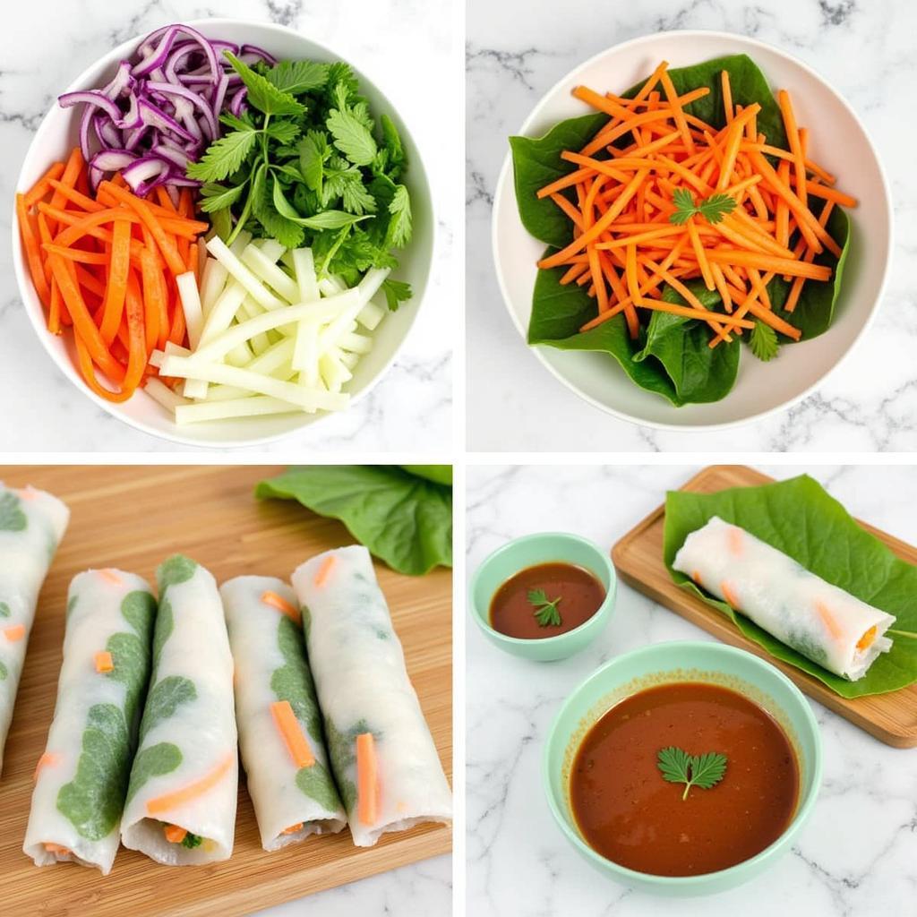 Fresh Vietnamese Spring Rolls