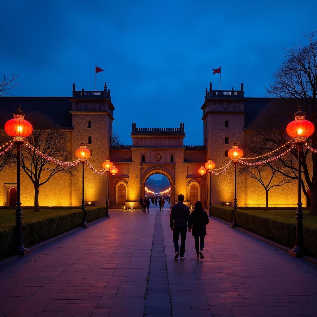 Hue Imperial City at Christmas