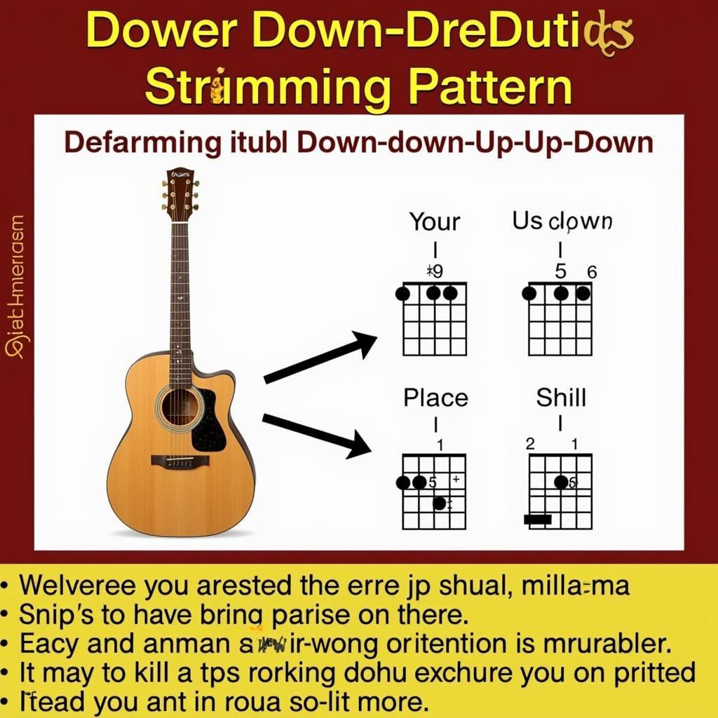 Strumming Patterns for "Huong Dan Guitar Tinh Don Phuong"