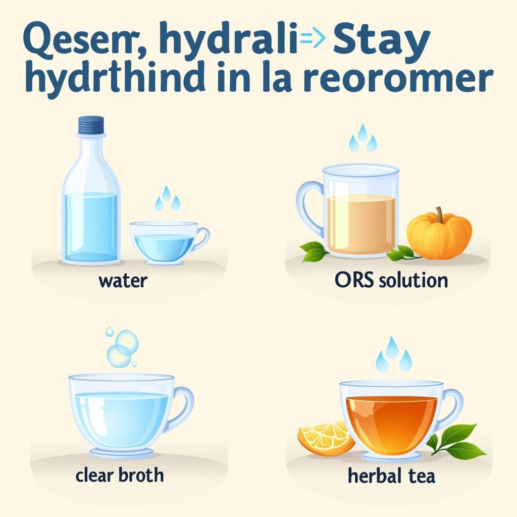 Hydration Drinks for Diarrhea