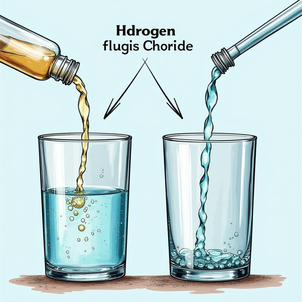 Hydrogen Fluoride Etching Glass