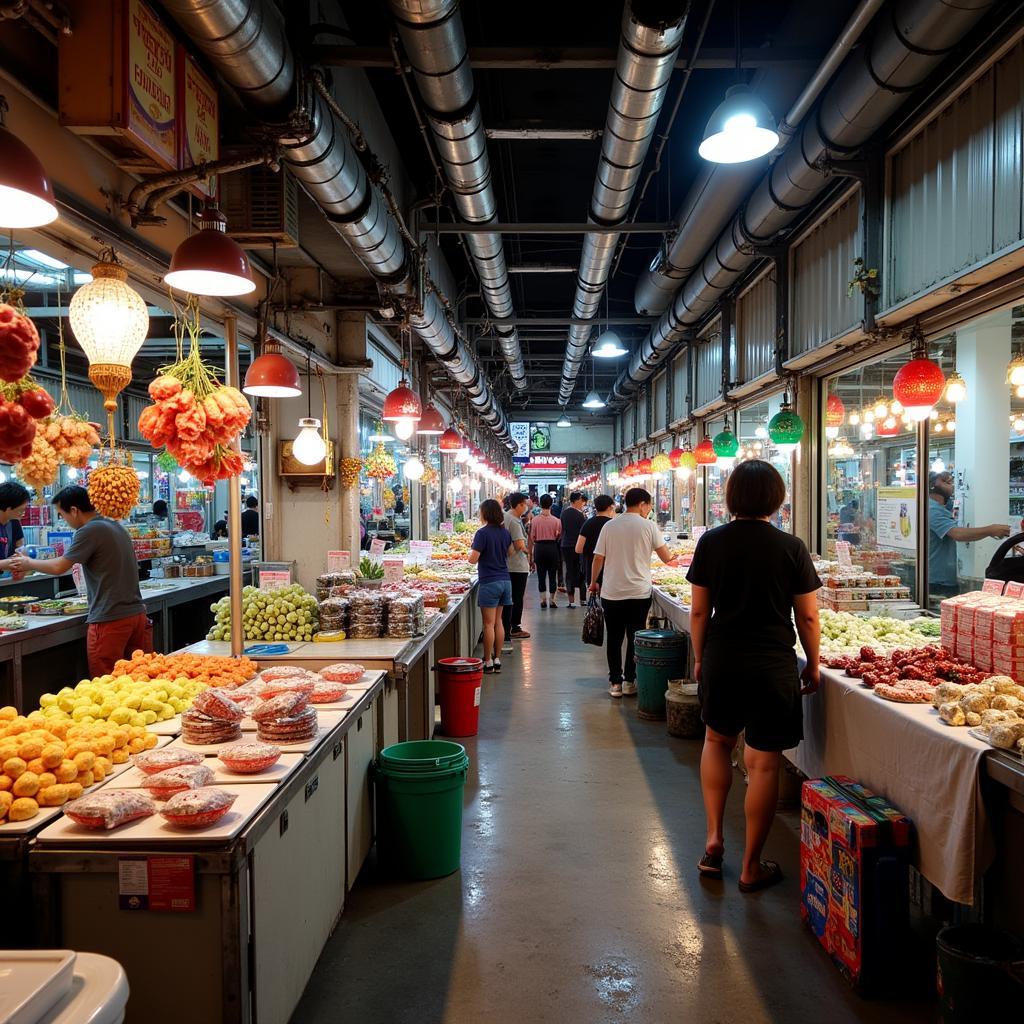 Inside Nhat Tao Market