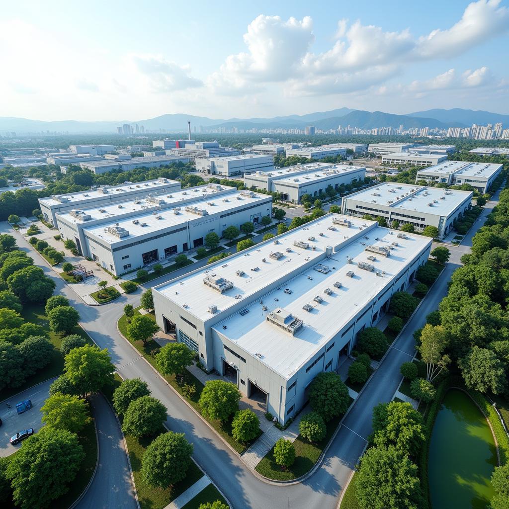 Inside Tan Tao Industrial Park: Modern Factories and Warehouses