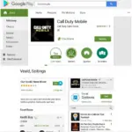 Installing Call of Duty Mobile from Google Play Store