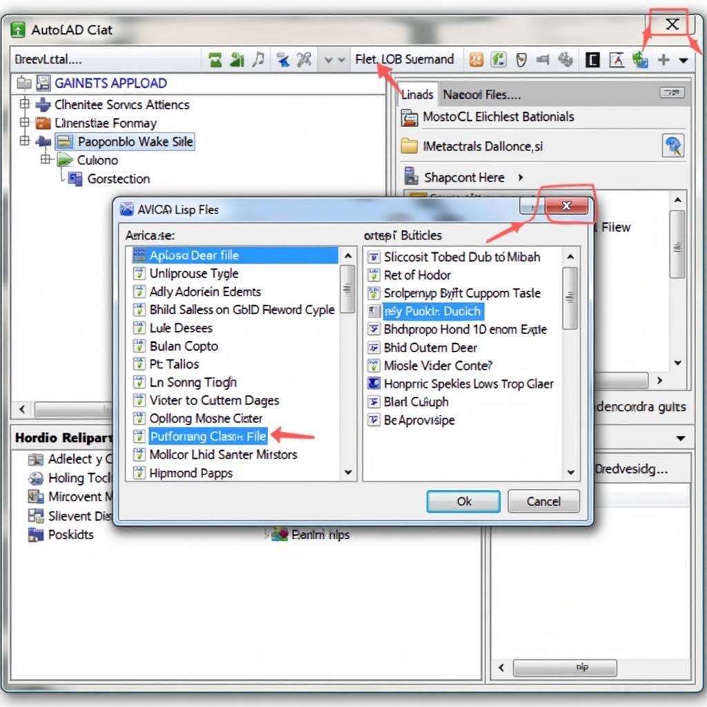 Installing a Lisp routine in AutoCAD via the APPLOAD command.