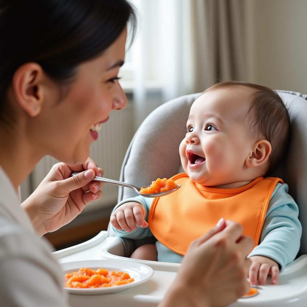 Introducing Solids to a Baby