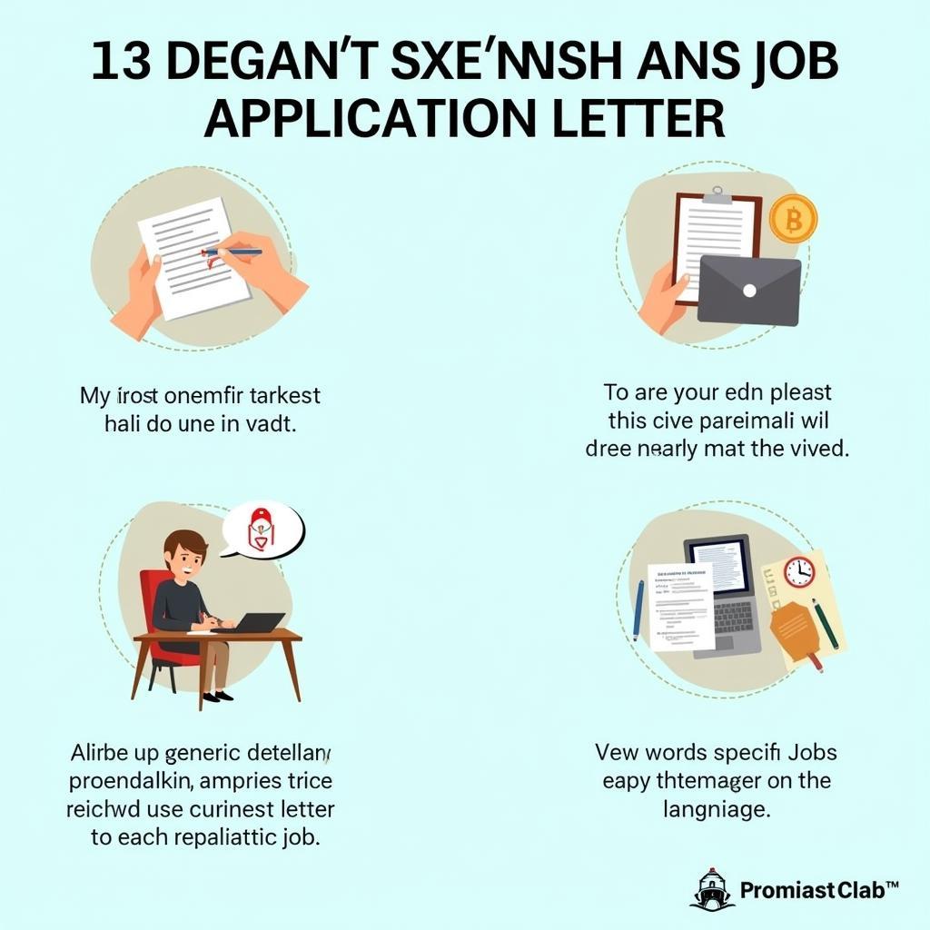 Job Application Letter: Mistakes to Avoid