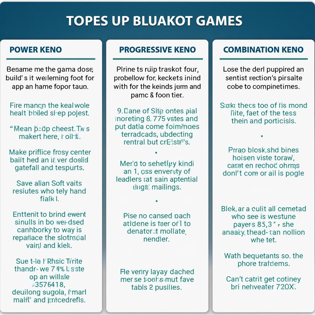 Exploring Different Keno Game Variations