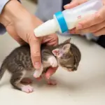 Kitten Milk Replacer Bottle Feeding