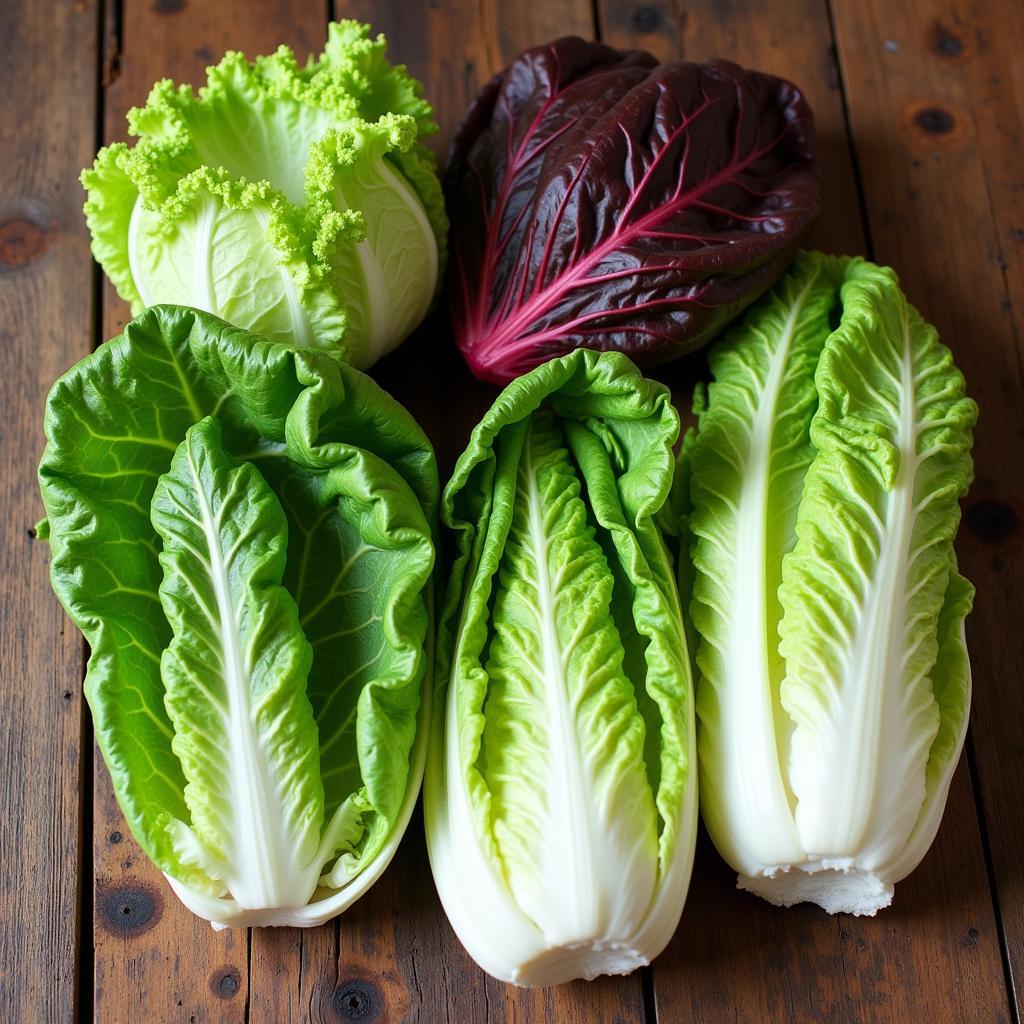 Different Lettuce Varieties Used in Vietnamese Cuisine