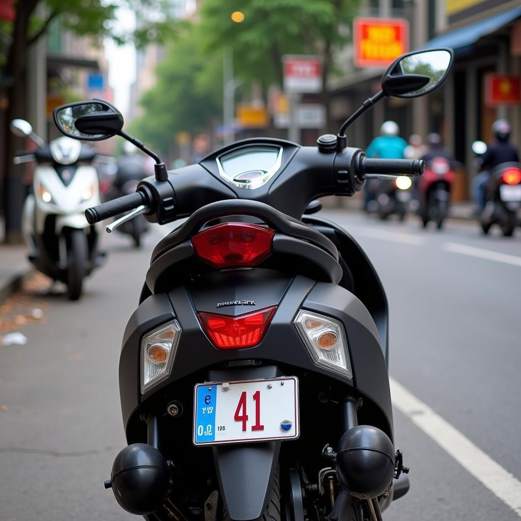 License Plate 41 in Ho Chi Minh City