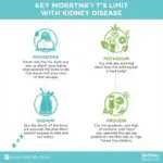 Visual Representation of Key Nutrients to Limit in Kidney Disease